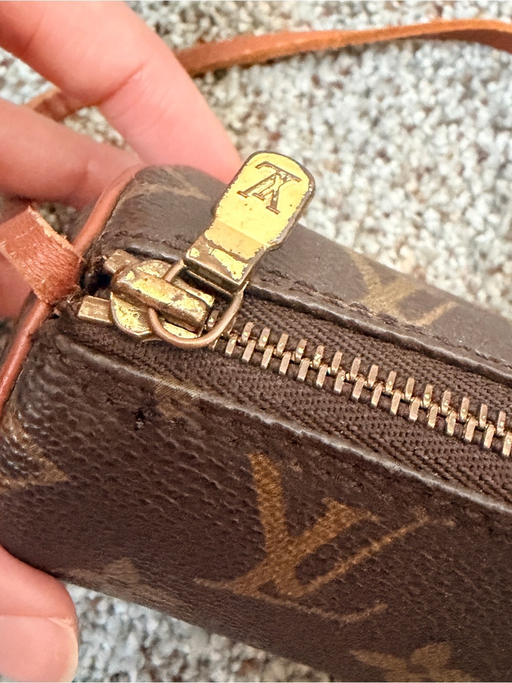 Louis Vuitton Mini Papillon pochette bag monogram vintage authentic - Picture 9 of 11